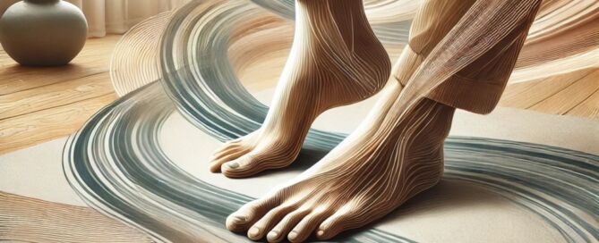 Füße Flexibel und stabil zu bewegen ist eine Grundlage des Gleichgewichts.